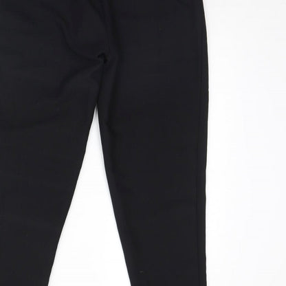 Womens UK Size 10 Wallis Regular Fit Dress Pants Black Trousers
