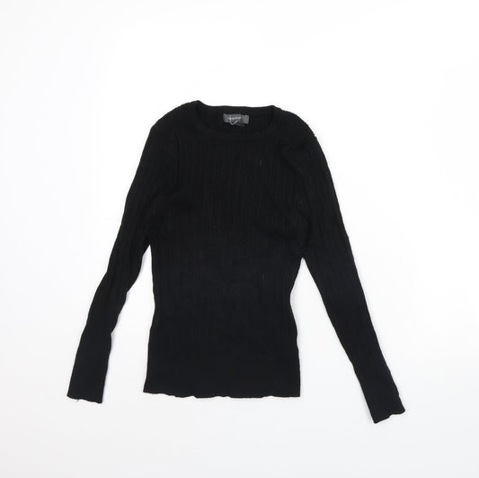 Primark Womens Black   Pullover Jumper Size M
