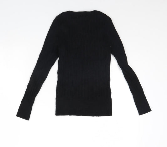 Primark Womens Black   Pullover Jumper Size M
