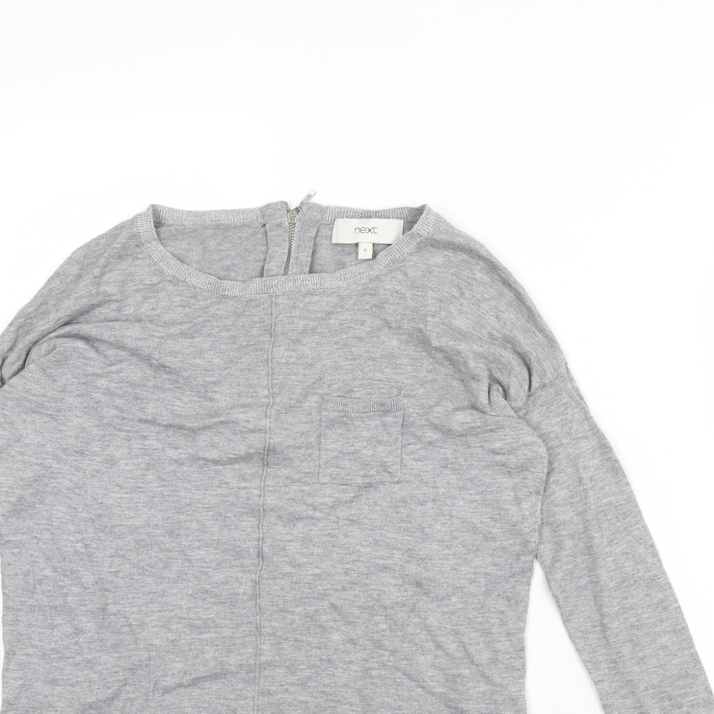 NEXT Womens Grey   Pullover Jumper Size 8