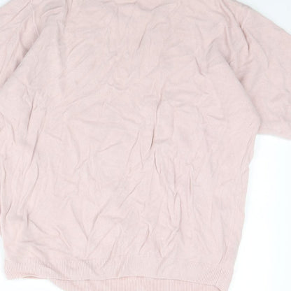 Womens UK Size 18 Preworn Pink Pullover Jumper