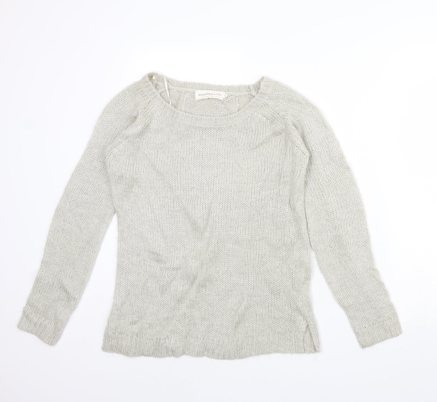 Womens UK Size M RESERVED Ivory Pullover Jumper