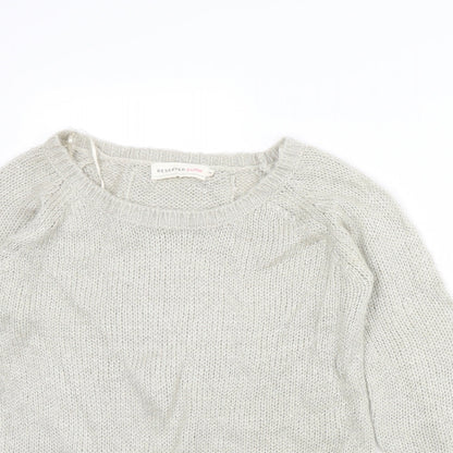 Womens UK Size M RESERVED Ivory Pullover Jumper