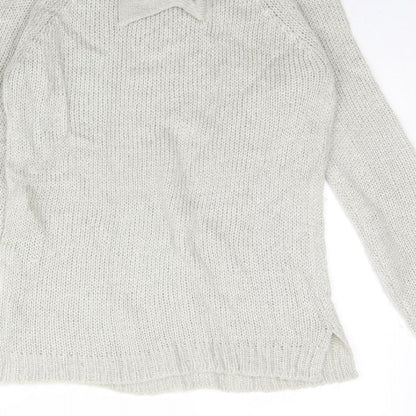Womens UK Size M RESERVED Ivory Pullover Jumper