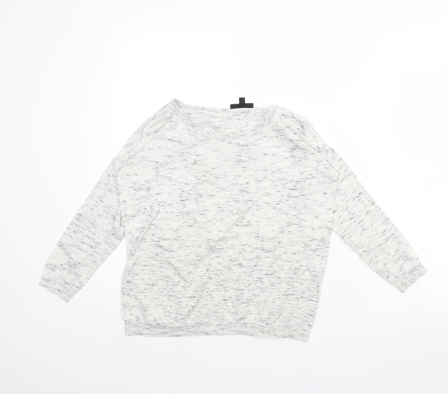 Womens UK Size 6 Warehouse Grey Pullover Jumper
