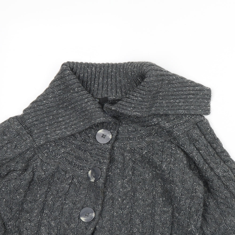 Womens UK Size 14 m&s Grey Jacket