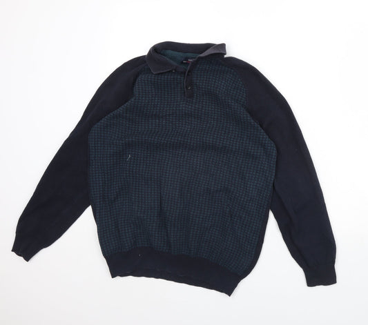 Easy Mens Green   Pullover Jumper Size M