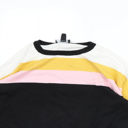Womens UK Size L New Look Black Pullover Jumper