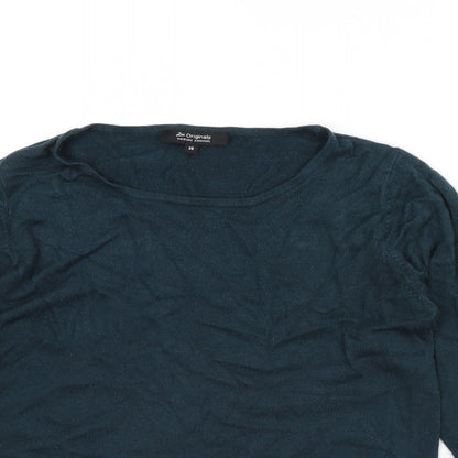 Womens UK Size 14 Originals Green Pullover Jumper
