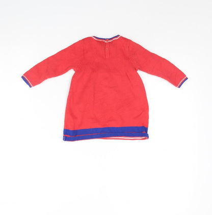 NEXT Girls Red   Fit & Flare  Size 6-9 Months