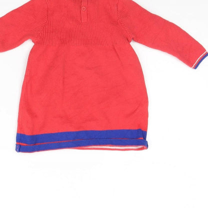 NEXT Girls Red   Fit & Flare  Size 6-9 Months