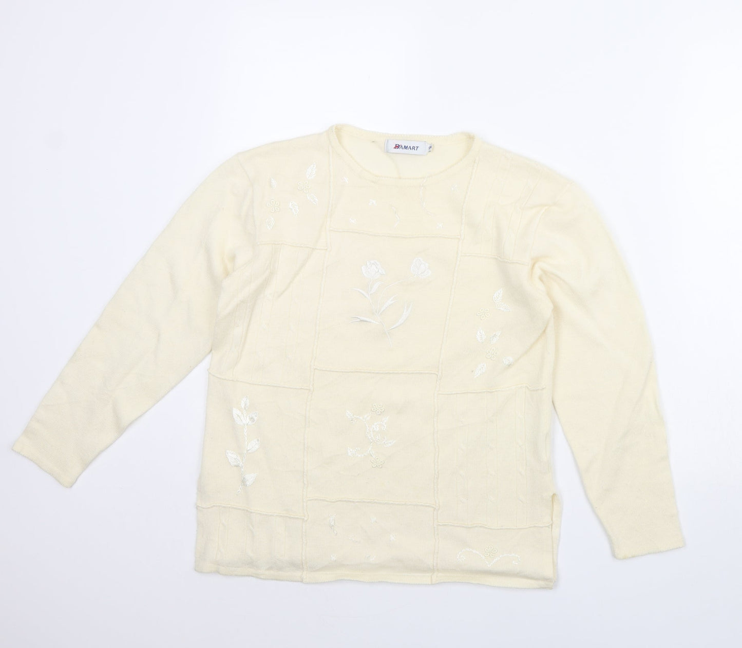 Damart Womens Ivory   Pullover Jumper Size 12