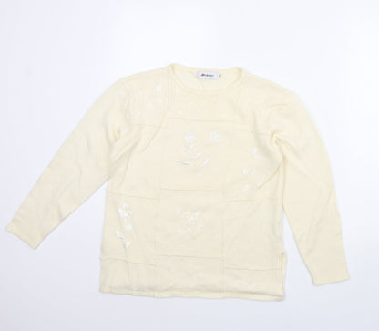 Damart Womens Ivory   Pullover Jumper Size 12