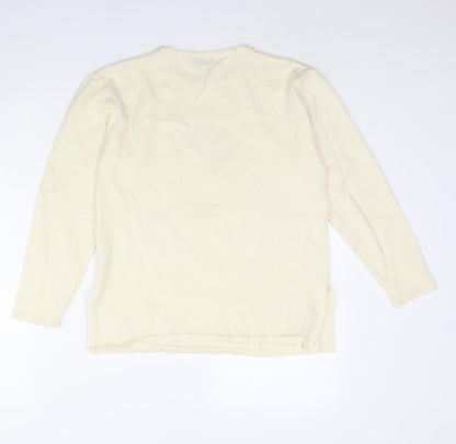 Damart Womens Ivory   Pullover Jumper Size 12