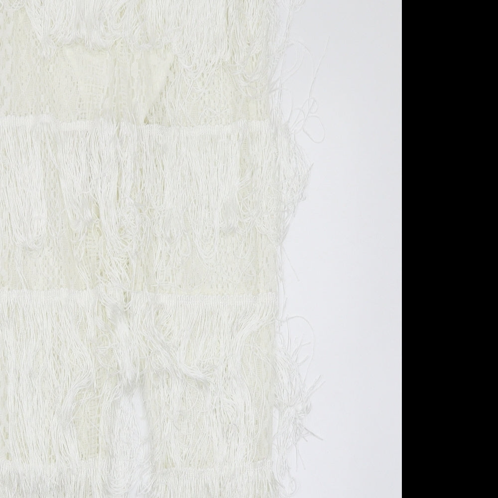 DMZ Womens White   Trousers  Size S L32 in