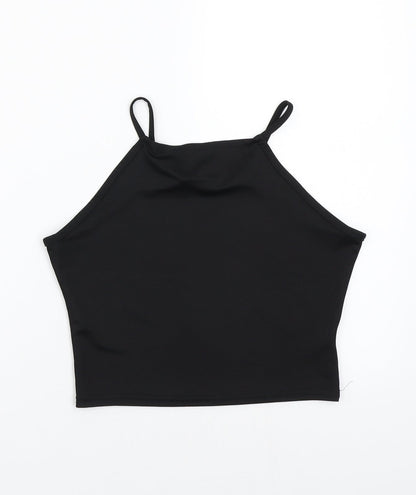 Boohoo Womens Black   Basic T-Shirt Size 10