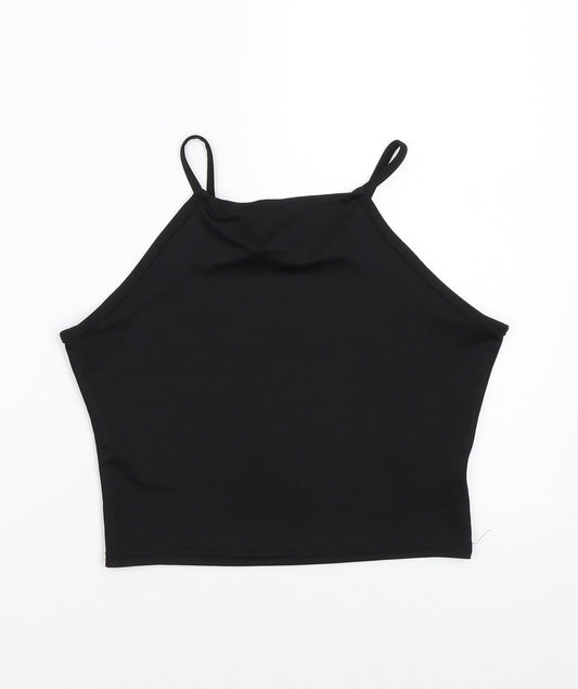 Boohoo Womens Black   Basic T-Shirt Size 10