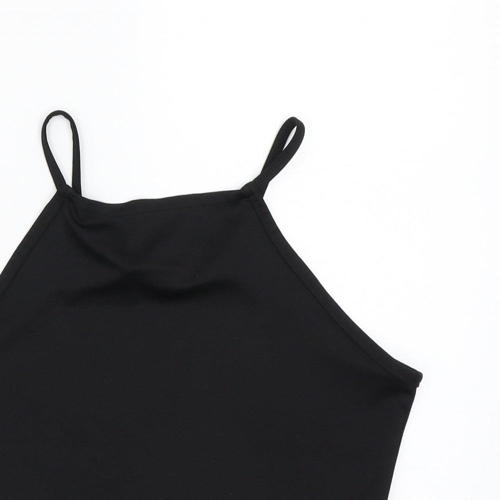 Boohoo Womens Black   Basic T-Shirt Size 10