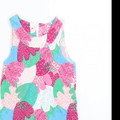 Mini Club Girls Pink Floral  Basic T-Shirt Size 4-5 Years