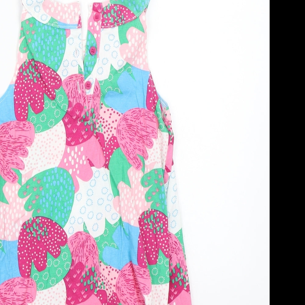 Mini Club Girls Pink Floral  Basic T-Shirt Size 4-5 Years