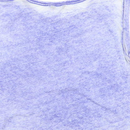 Womens UK Size 12 Newlook Blue Basic T-Shirt