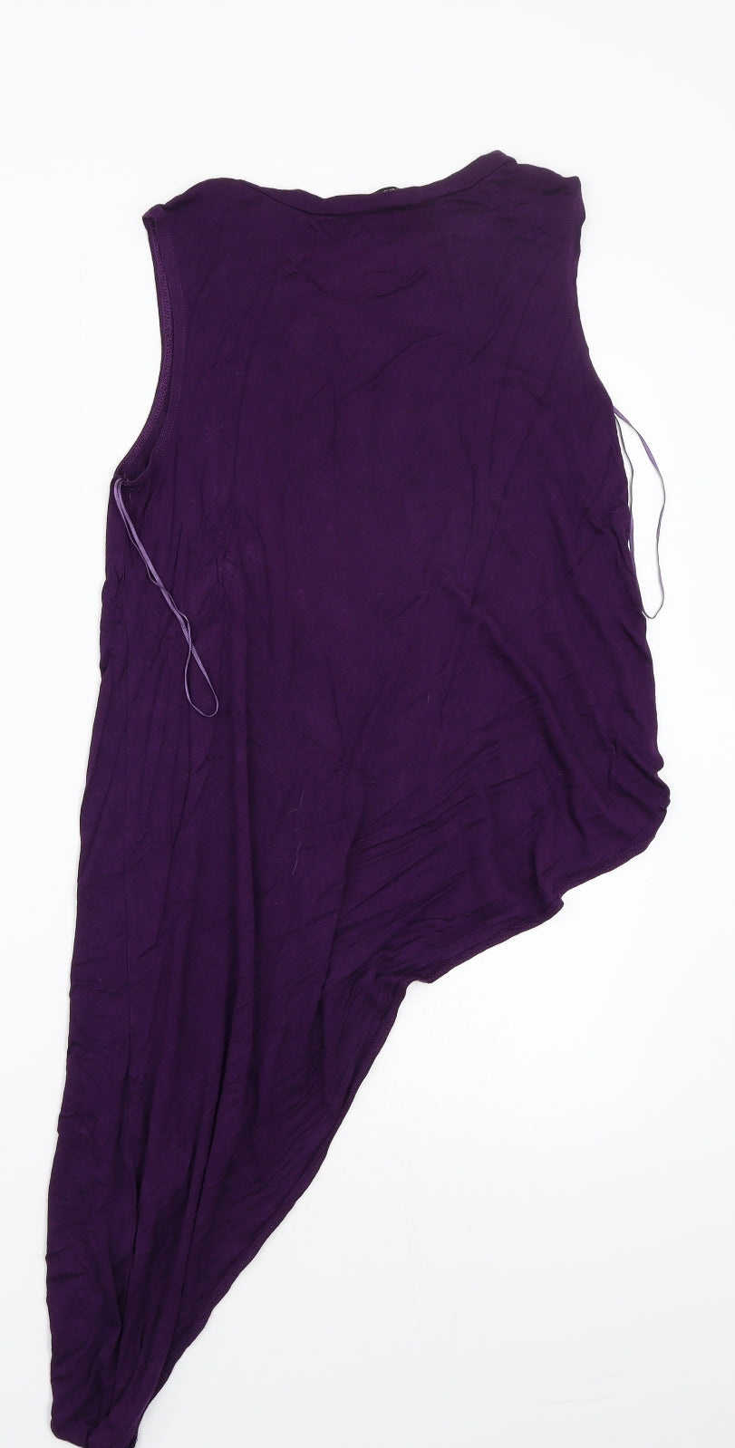 Womens UK Size 12 Select Purple Basic T-Shirt