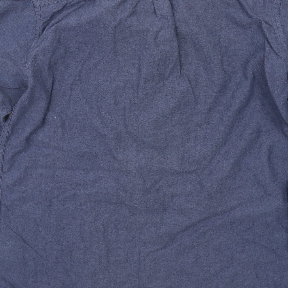 Primark Mens Blue    Button-Up Size M