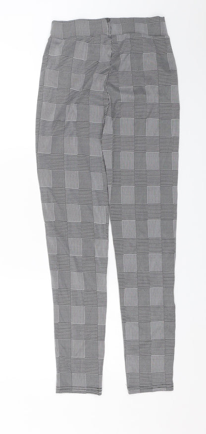Womens UK Size S Preworn Regular Fit Capri Grey Trousers