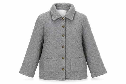 Front view of Cooperative women’s grey jacket, size S
