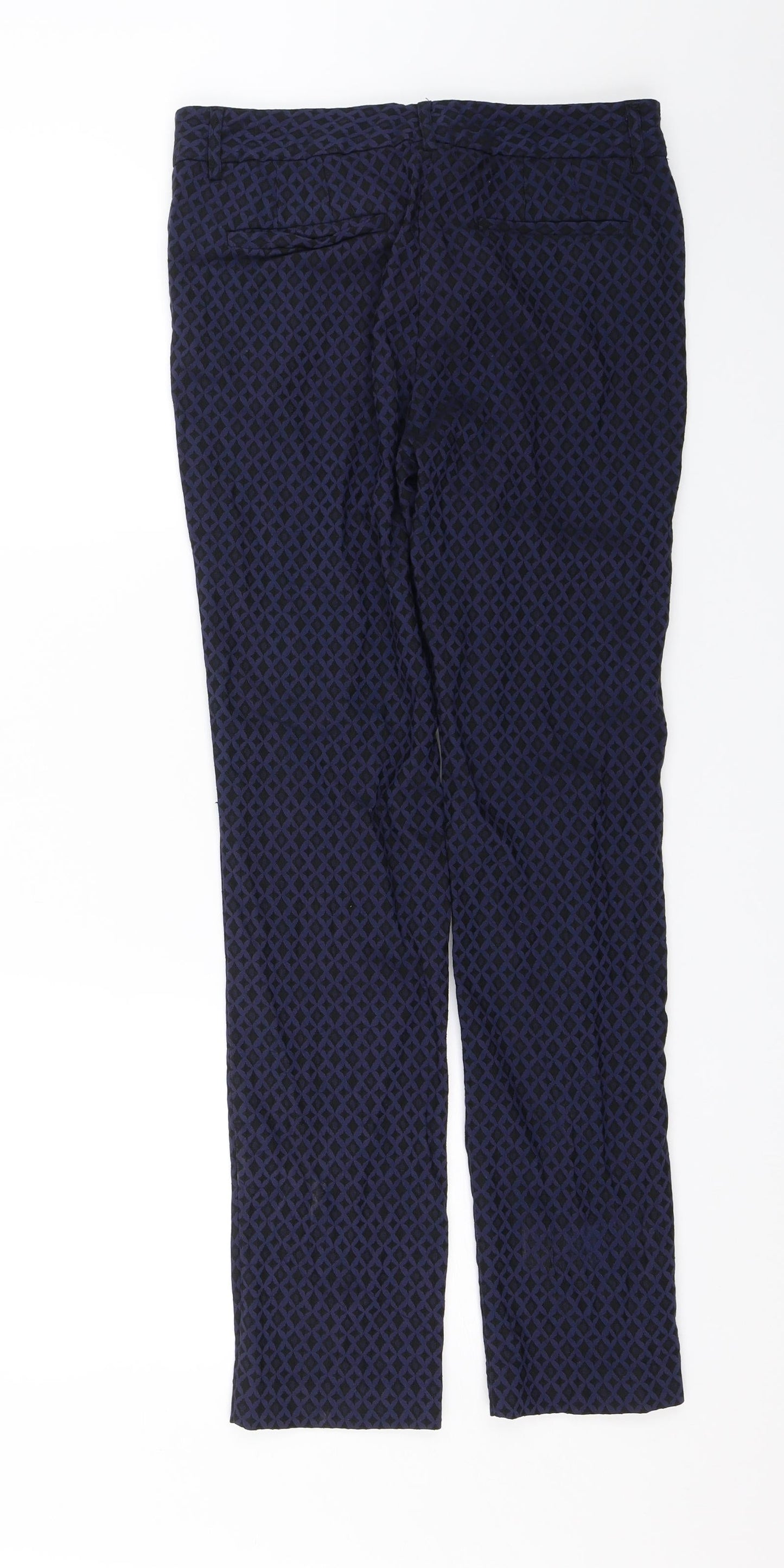 Mario Serrani Womens Blue   Trousers  Size 4 L26 in