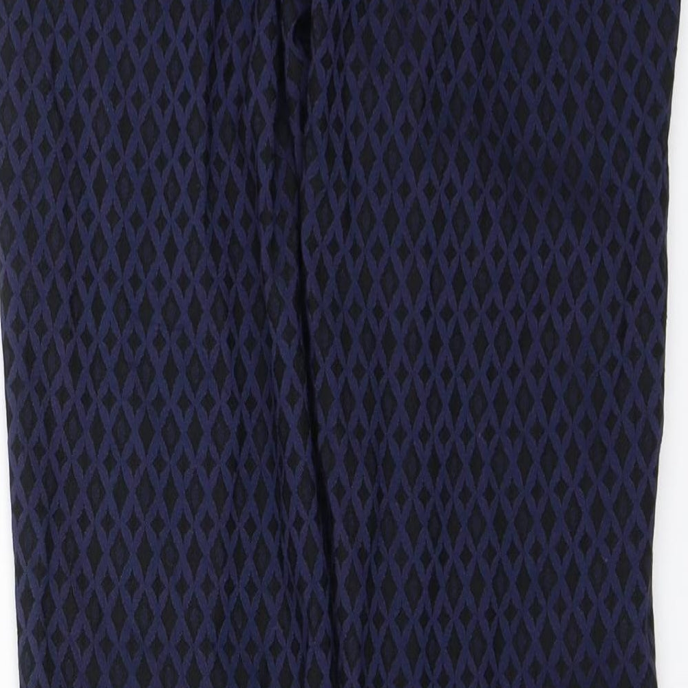 Mario Serrani Womens Blue   Trousers  Size 4 L26 in