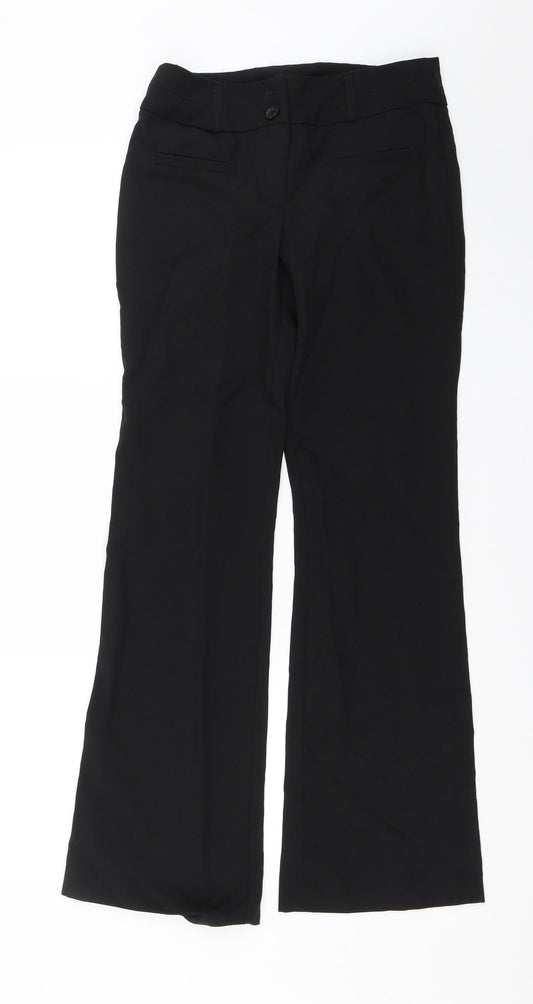 New Look Womens Black   Dress Pants Trousers Size 6 L28 in