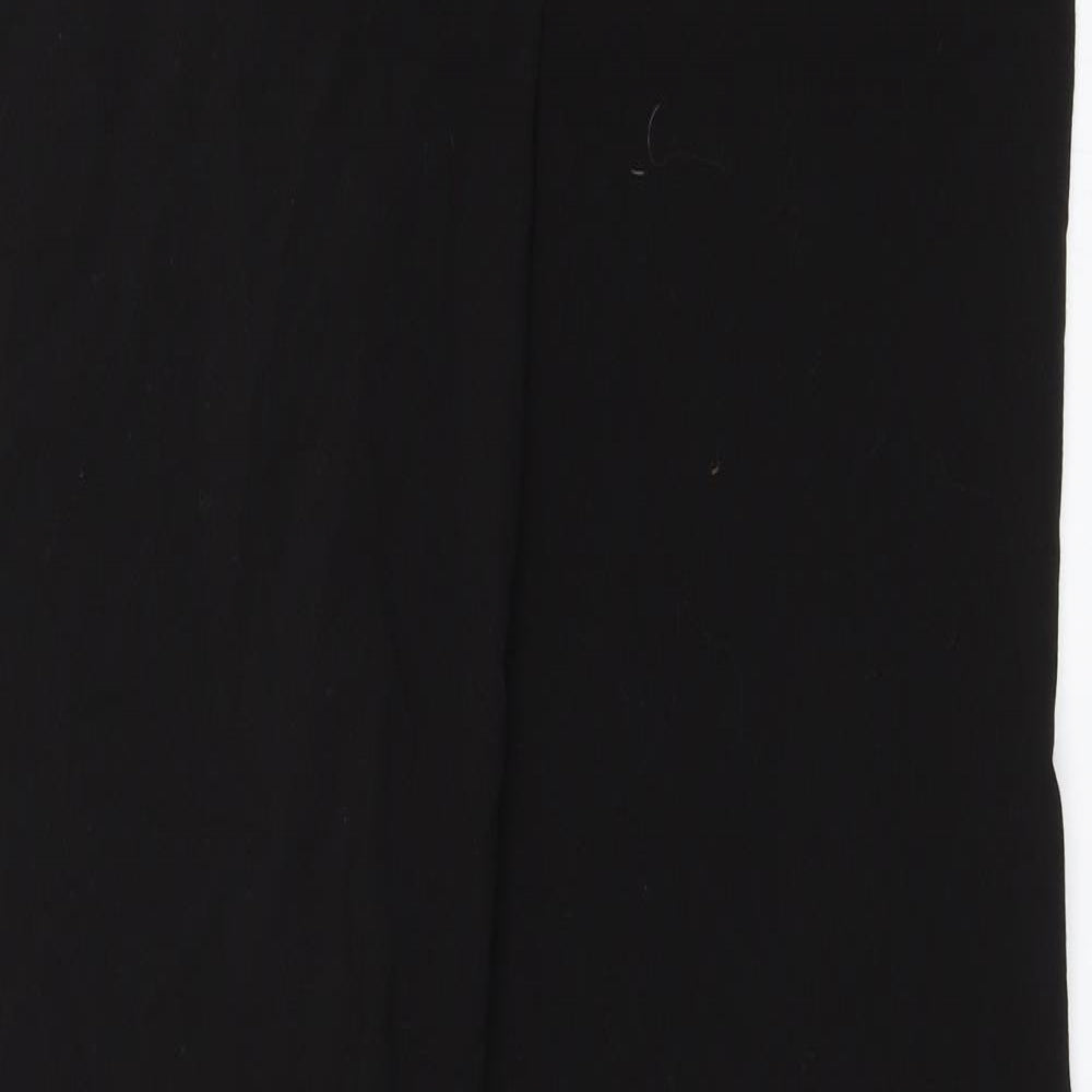 Larry Levine Womens Black   Dress Pants Trousers Size 8 L29 in