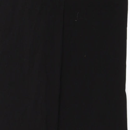 Larry Levine Womens Black   Dress Pants Trousers Size 8 L29 in