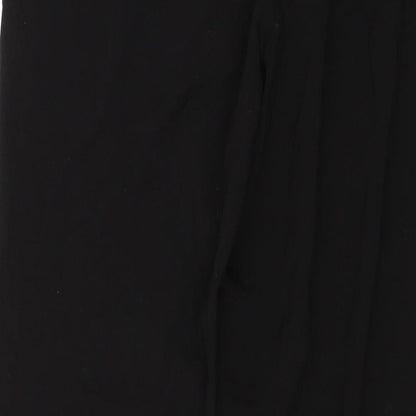 Larry Levine Womens Black   Dress Pants Trousers Size 8 L29 in