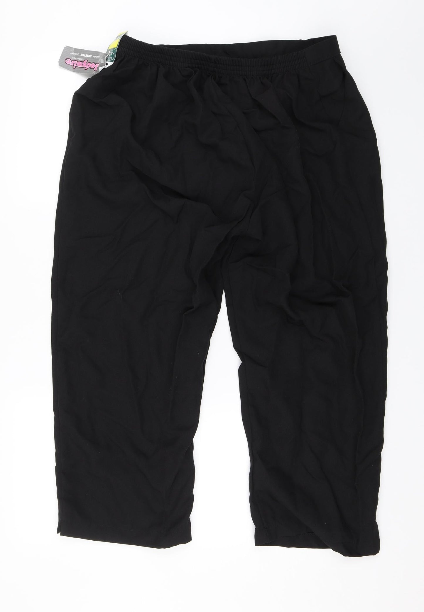 Body Wise Womens Black   Dress Pants Trousers Size 24 L22 in