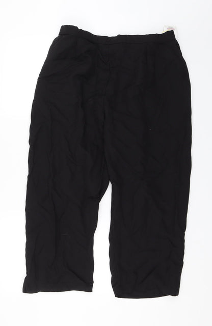 Body Wise Womens Black   Dress Pants Trousers Size 24 L22 in