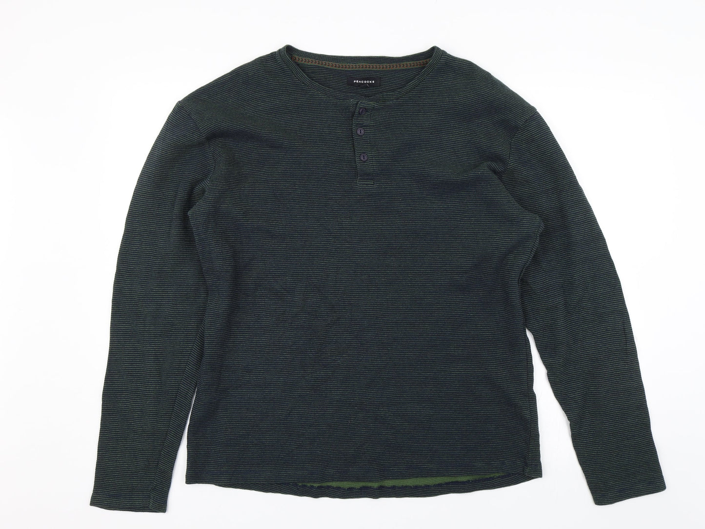 Womens UK Size XL Peacocks Green Pullover Jumper