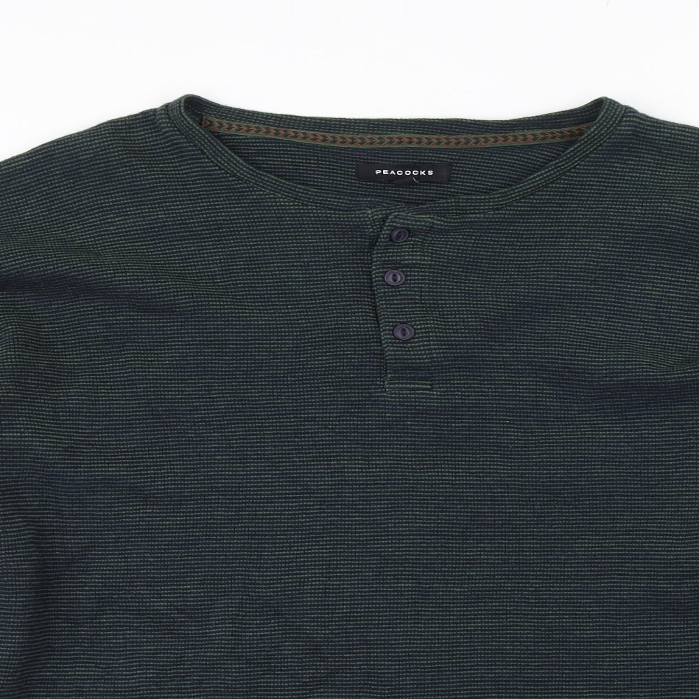 Womens UK Size XL Peacocks Green Pullover Jumper