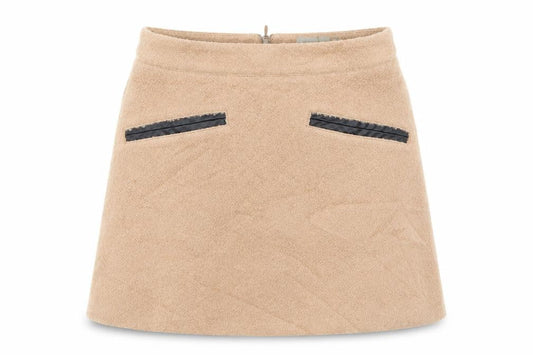 ASOS Womens Beige   Mini Skirt Size 10
