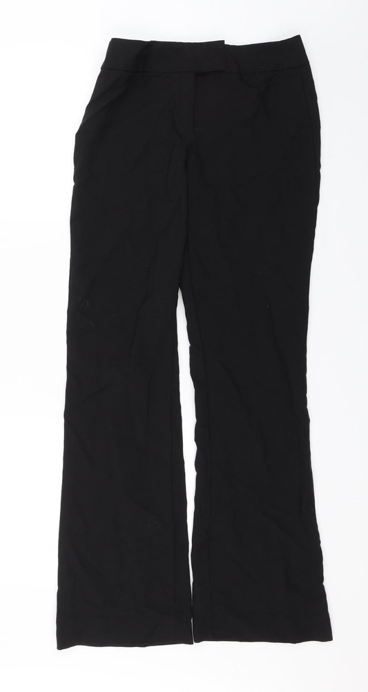 George Womens Black   Dress Pants Trousers Size 8 L28 in