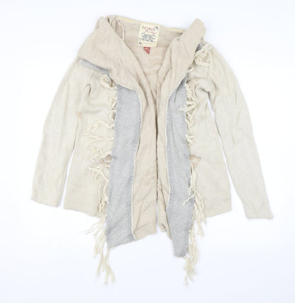 Palmer Heritage Womens Beige   Jacket Coatigan Size S