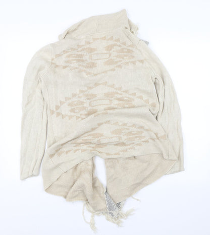 Palmer Heritage Womens Beige   Jacket Coatigan Size S