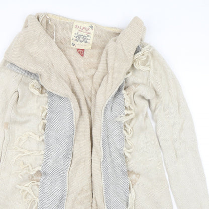 Palmer Heritage Womens Beige   Jacket Coatigan Size S