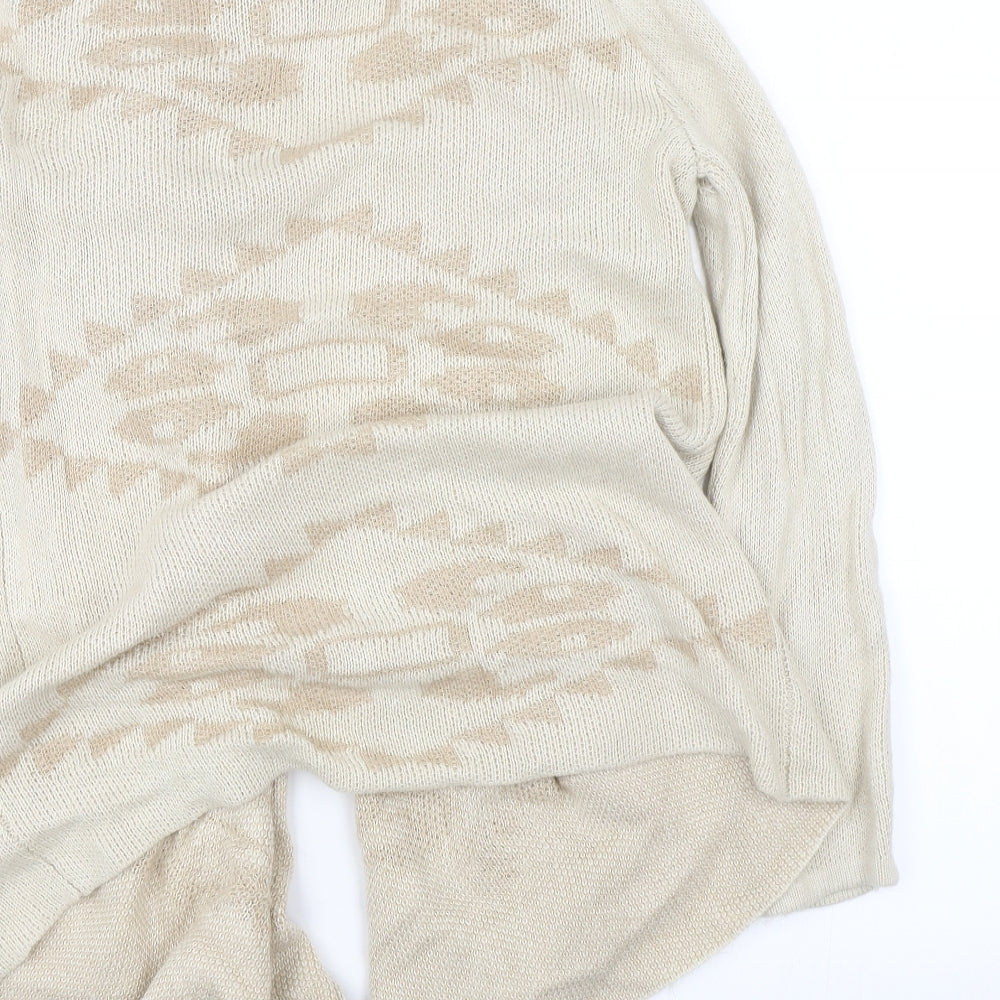 Palmer Heritage Womens Beige   Jacket Coatigan Size S