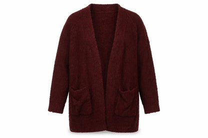 Womens UK Size S New Look Red Cardigan Jumper