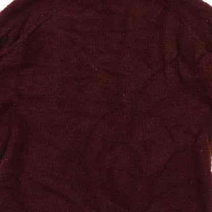 Womens UK Size S New Look Red Cardigan Jumper
