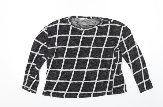 Womens UK Size 12 Atmosphere Black Basic Blouse