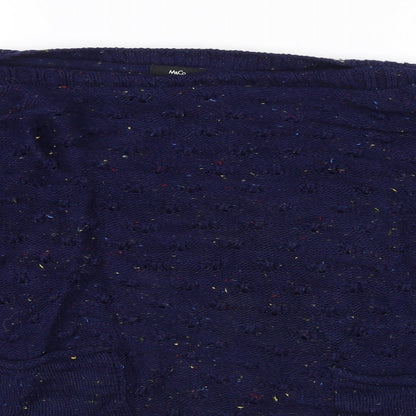 Womens UK Size L M&Co Blue Pullover Jumper