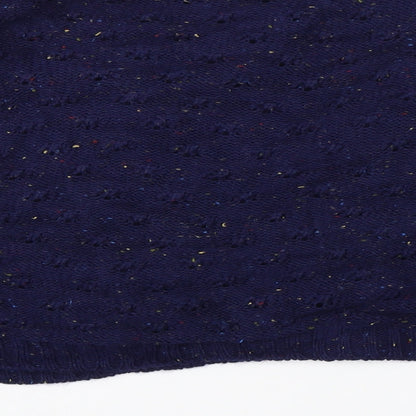 Womens UK Size L M&Co Blue Pullover Jumper